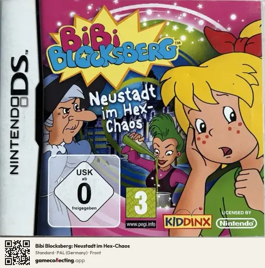 Bibi Blocksberg: Neustadt im Hex-Chaos Nintendo DS, Germany box front