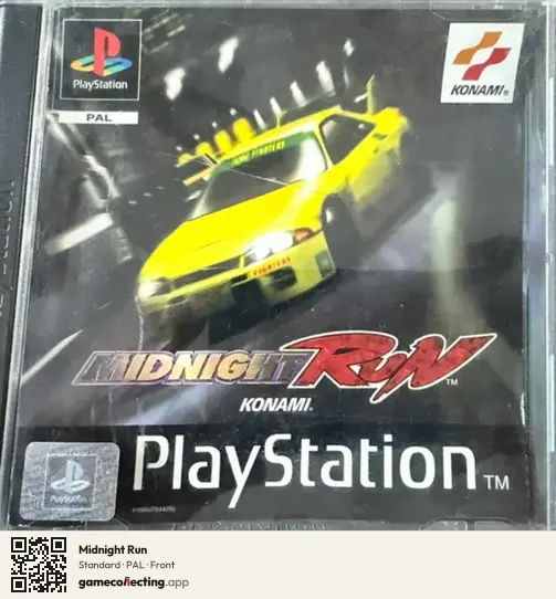 Midnight Run PlayStation, PAL box front