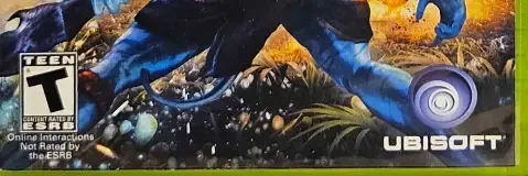 James Cameron's Avatar: The Game, the ESRB box on its front