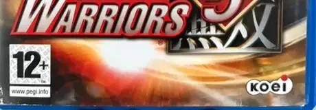 Dynasty Warriors 5, the PEGI square on its front