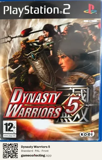 Dynasty Warriors 5 PlayStation 2, PAL box front