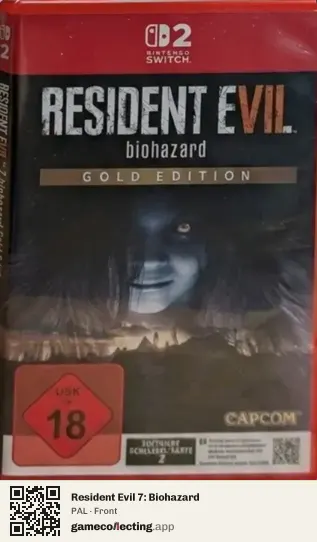 Resident Evil 7: Biohazard Nintendo Switch 2, PAL box front