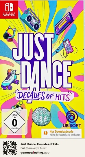 Just Dance: Decades of Hits Nintendo Switch, Germany box front