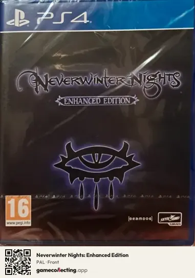 Neverwinter Nights: Enhanced Edition PlayStation 4, PAL box front