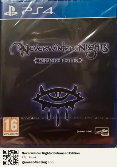 Neverwinter Nights: Enhanced Edition PlayStation 4, PAL box front