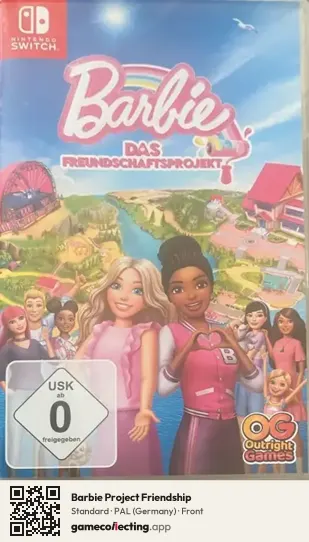 Barbie Project Friendship Nintendo Switch, Germany box front