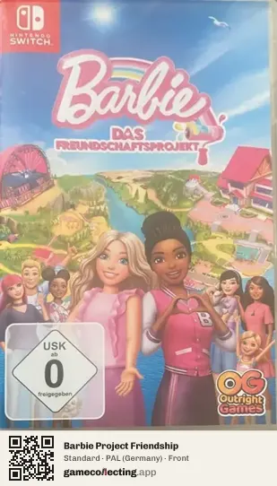 Barbie Project Friendship Nintendo Switch, Germany box front