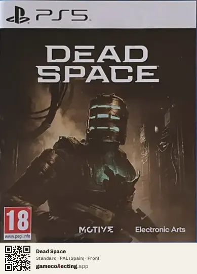 Dead Space PlayStation 5, Spain box front
