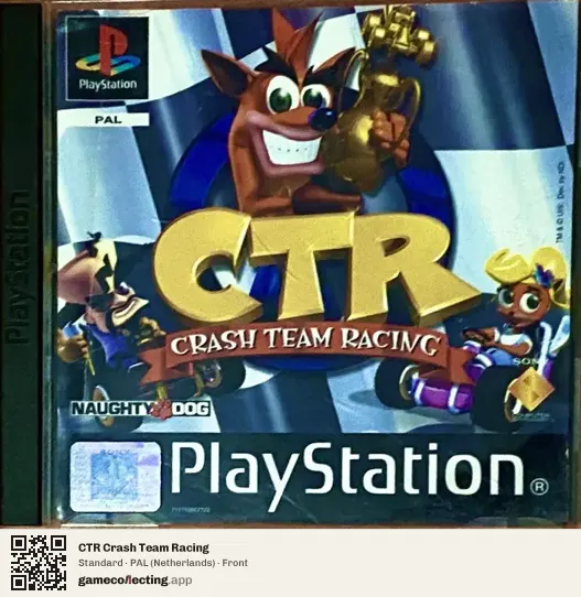 CTR Crash Team Racing PlayStation, Netherlands box front