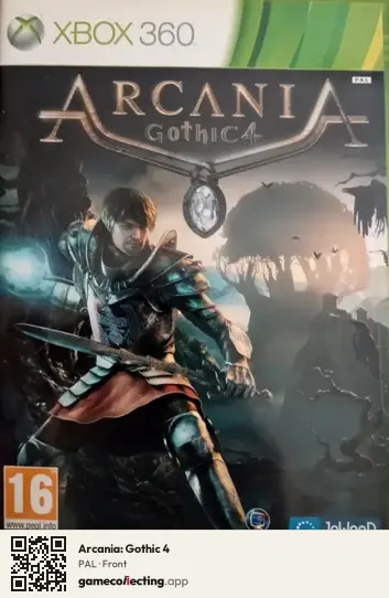 Arcania: Gothic 4 Xbox 360, PAL box front