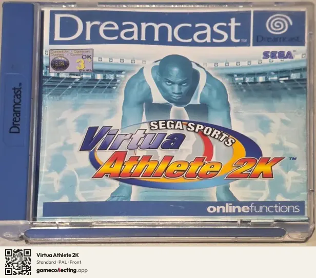 Virtua Athlete 2K Sega Dreamcast, PAL box front