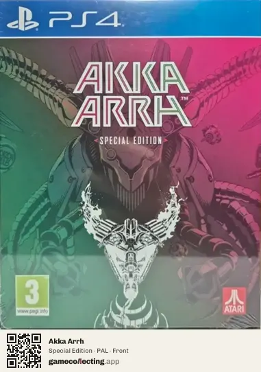 Akka Arrh PlayStation 4, PAL box front