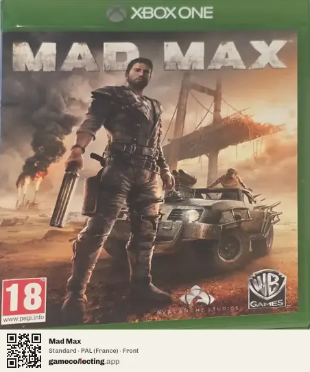Mad Max Xbox One, France box front