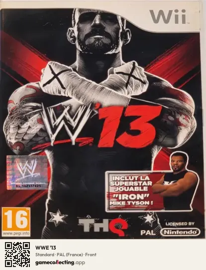 WWE '13 Nintendo Wii, France box front