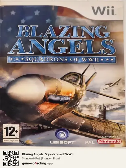 Blazing Angels: Squadrons of WWII Nintendo Wii, France box front