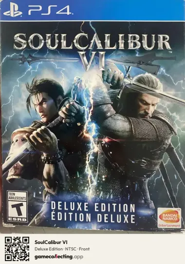 SoulCalibur VI PlayStation 4, NTSC box front