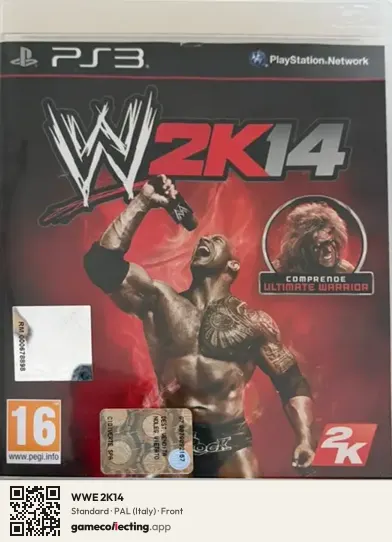 WWE 2K14 PlayStation 3, Italy box front
