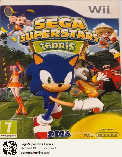 Sega Superstars Tennis Nintendo Wii, France box front