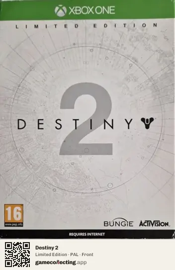 Destiny 2 Xbox One, PAL box front