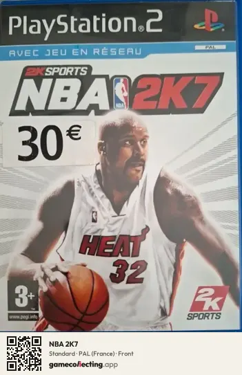 NBA 2K7 PlayStation 2, France box front