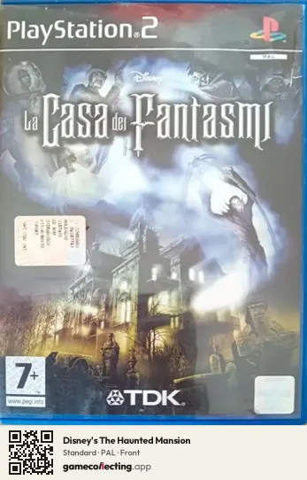 Disney's The Haunted Mansion PlayStation 2, PAL box front