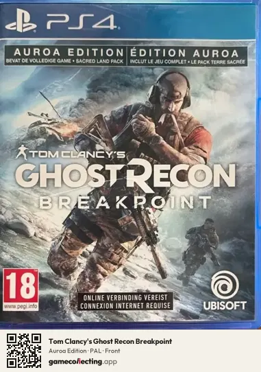 Tom Clancy's Ghost Recon Breakpoint PlayStation 4, PAL box front