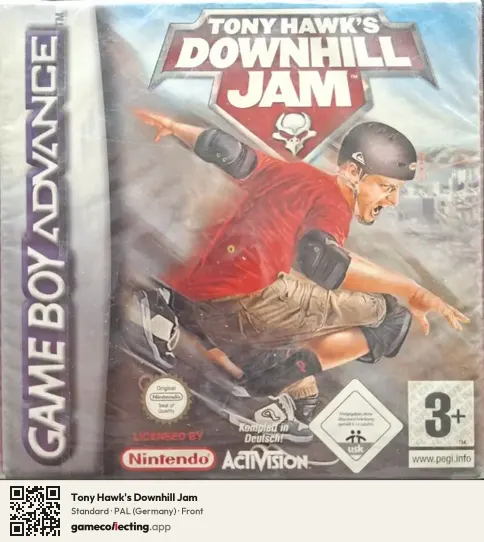Tony Hawk's Downhill Jam Game Boy Advance, Germany box front