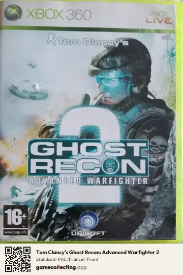 Tom Clancy's Ghost Recon: Advanced Warfighter 2 Xbox 360, France box front