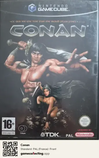 Conan Nintendo GameCube, France box front