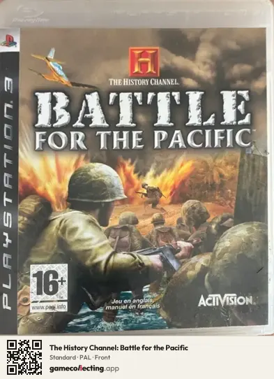 The History Channel: Battle for the Pacific PlayStation 3, PAL box front