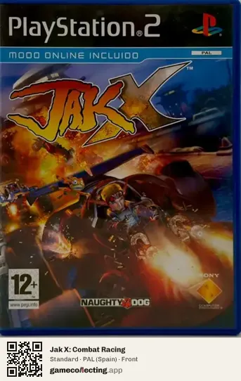 Jak X: Combat Racing PlayStation 2, Spain box front