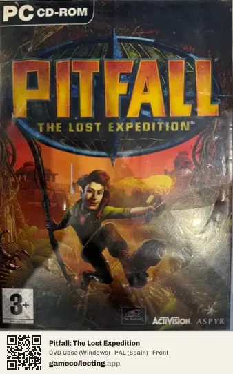 Pitfall: The Lost Expedition Computer, Spain box front