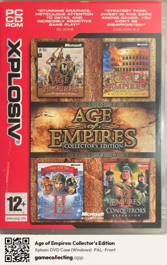 Age of Empires: Collector's Edition Computer, PAL box front