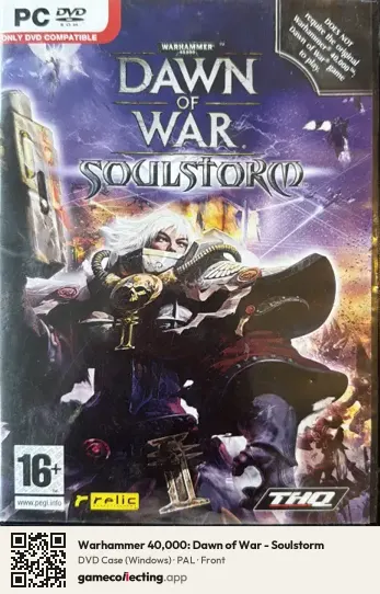 Warhammer 40,000: Dawn of War - Soulstorm Computer, PAL box front