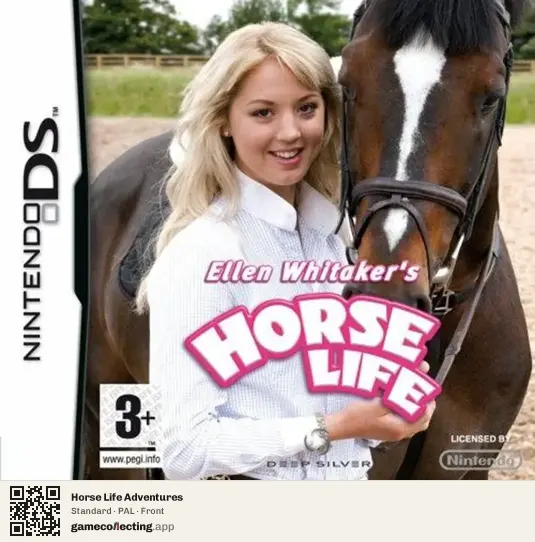 Horse Life Adventures Nintendo DS, PAL box front