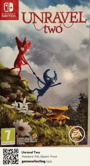 Unravel Two Nintendo Switch, Spain box front
