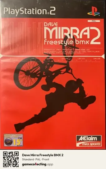 Dave Mirra Freestyle BMX 2 PlayStation 2, PAL box front