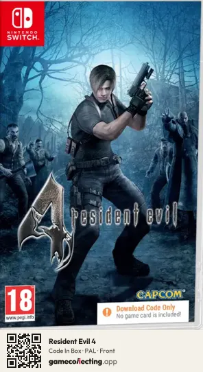 Resident Evil 4 Nintendo Switch, PAL box front