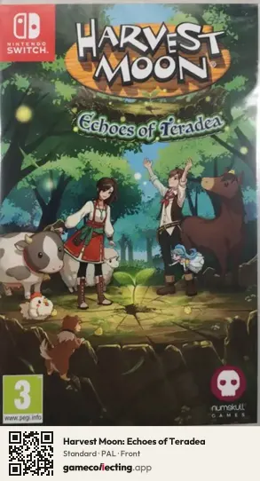 Harvest Moon: Echoes of Teradea Nintendo Switch, PAL box front