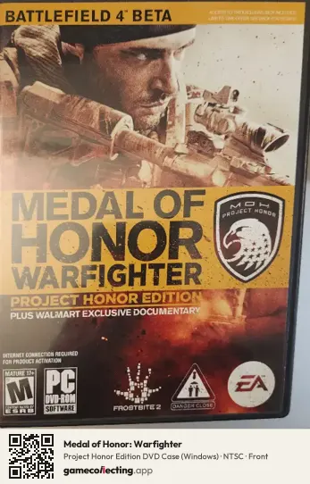 Medal of Honor: Warfighter Computer, NTSC box front