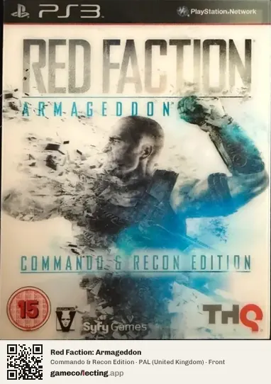 Red Faction: Armageddon PlayStation 3, United Kingdom box front
