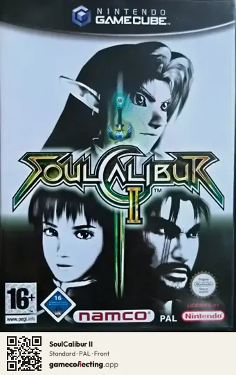 SoulCalibur II Nintendo GameCube, PAL box front