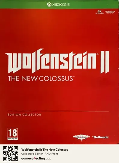 Wolfenstein II: The New Colossus Xbox One, PAL box front