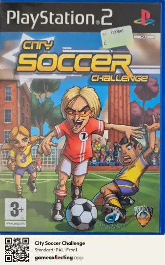 City Soccer Challenge PlayStation 2, PAL box front