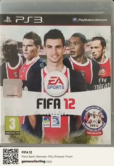 FIFA 12 PlayStation 3, France box front