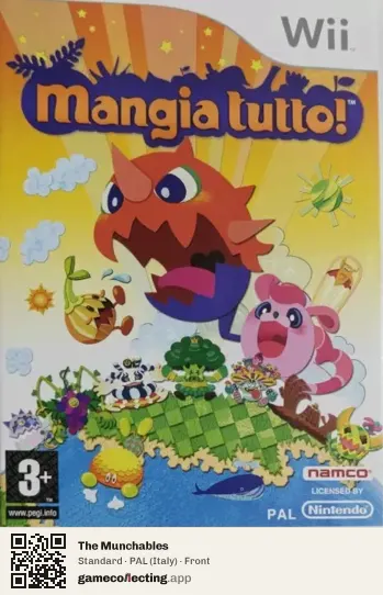 The Munchables Nintendo Wii, Italy box front
