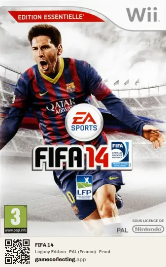 FIFA 14 Nintendo Wii, France box front
