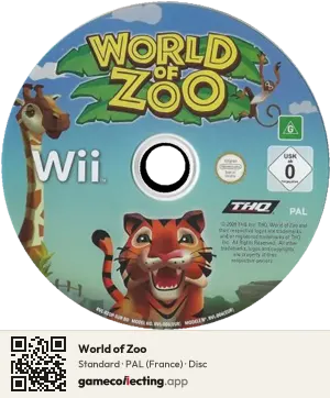 World of Zoo Nintendo Wii, PAL disc