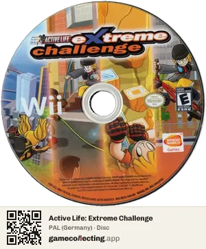 Active Life: Extreme Challenge Nintendo Wii, PAL disc