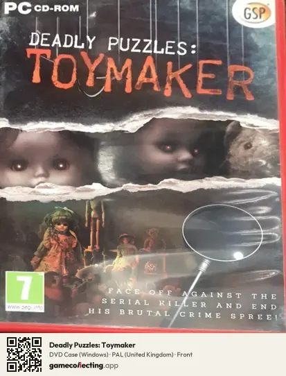 Deadly Puzzles: Toymaker Computer, United Kingdom box front